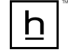 hairmax wordmark with tagline and icon black